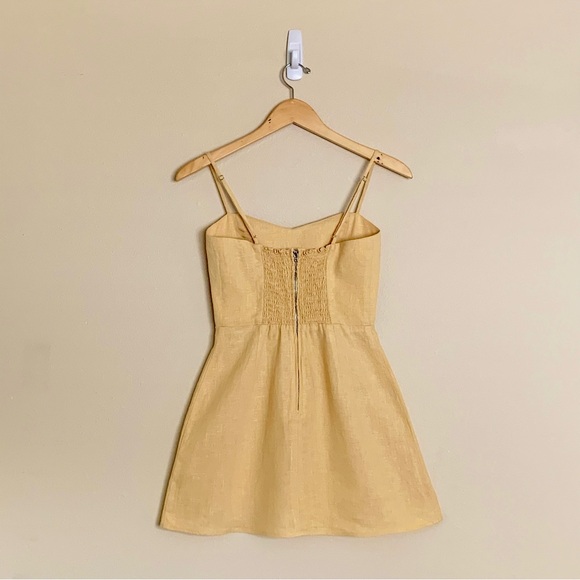 Reformation | Audrey Linen Mini Dress - Picture 3 of 9